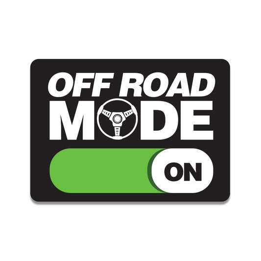 Off Road Mode On Sticker