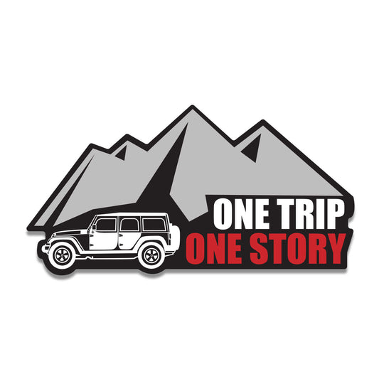 Jeep One Trip One Story Sticker