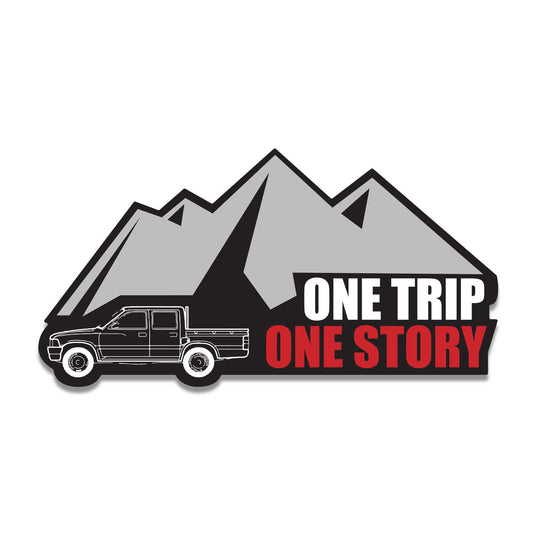 Toyota One Trip One Story Sticker