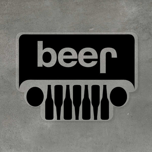 Jeep Beer Sticker