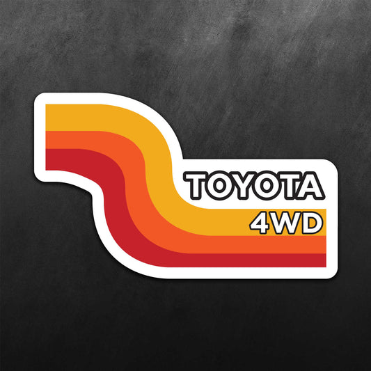 Toyota 4x4 4WD Sticker for Toyota
