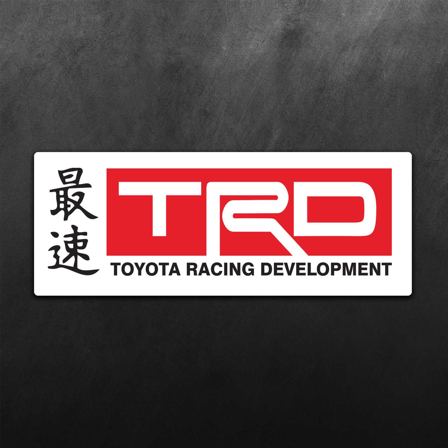 Toyota Racing Development Sticker