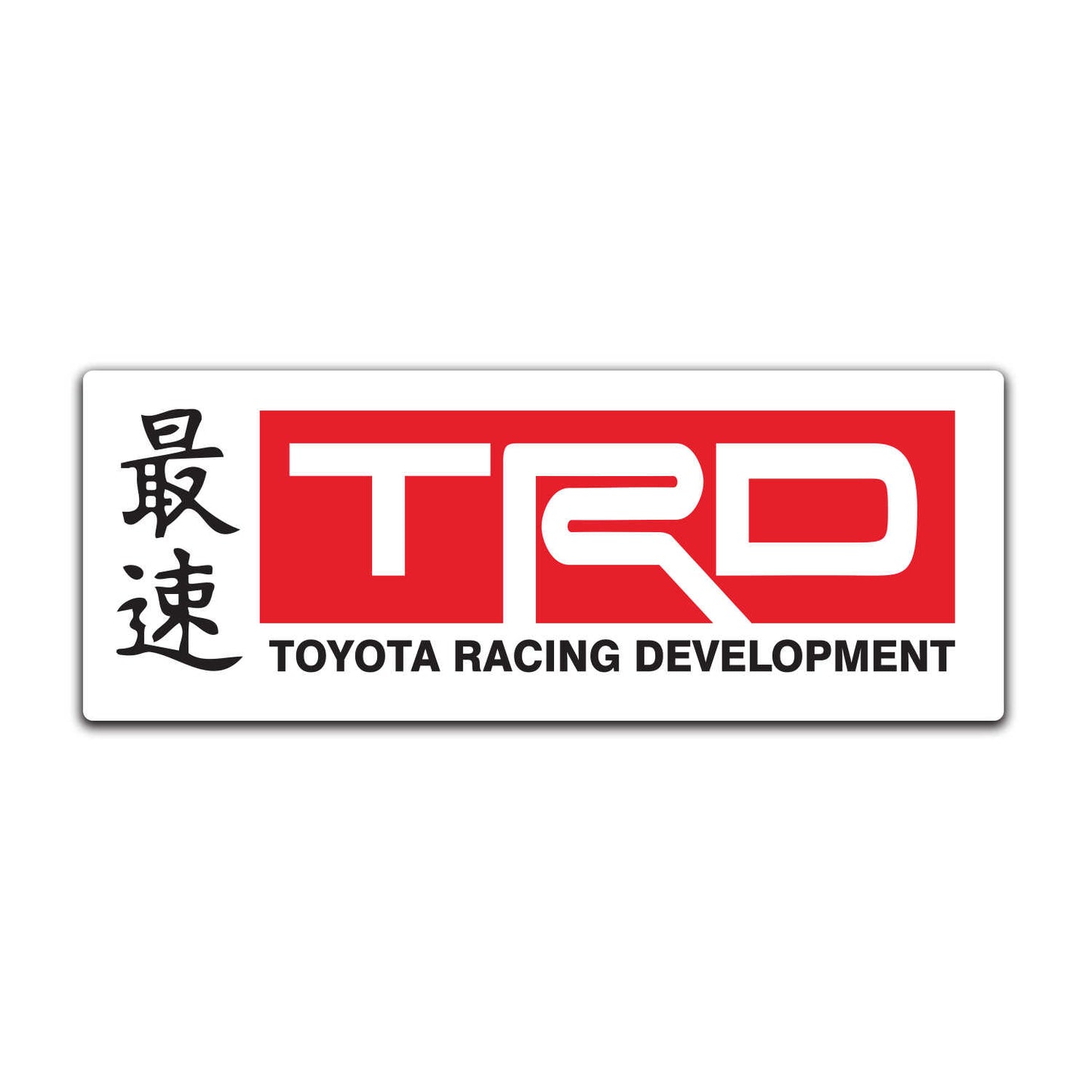 Toyota Racing Development Sticker