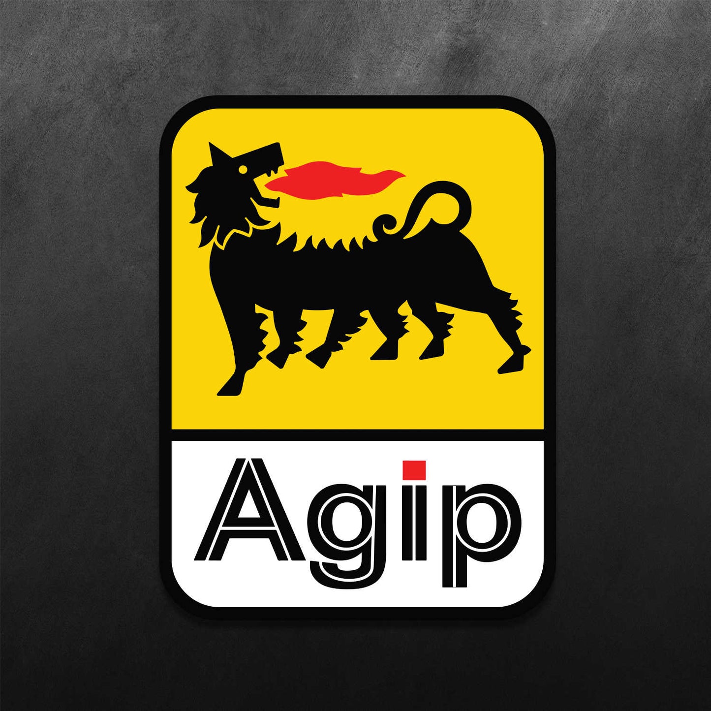 Agip Oil Sticker