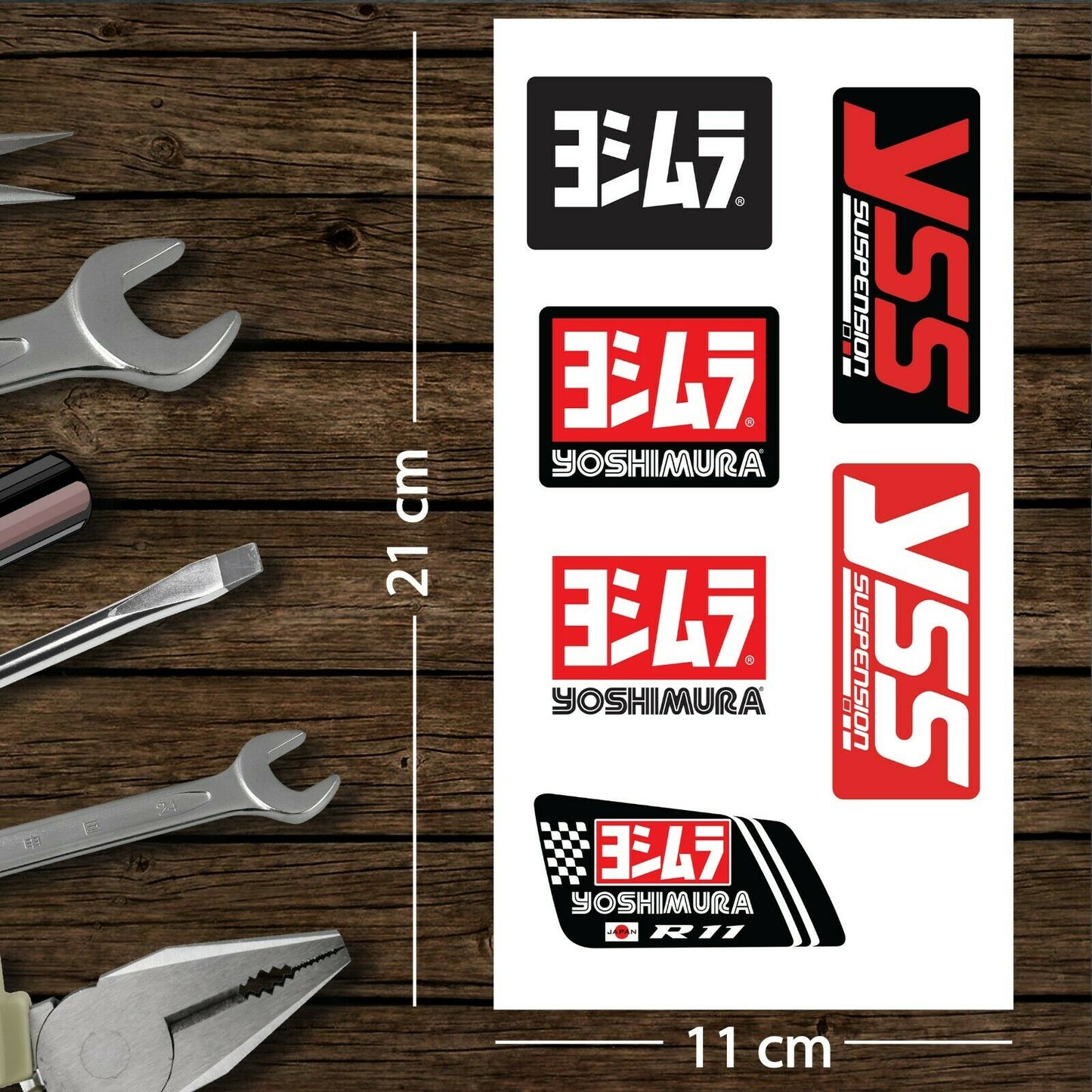 Assorted Motorcycle Bike Stickers Set Pack 20 Racing Decal
