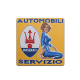 Maserati PinUp Girl Sticker