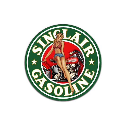 Sinclair Gasoline PinUp Girl Sticker