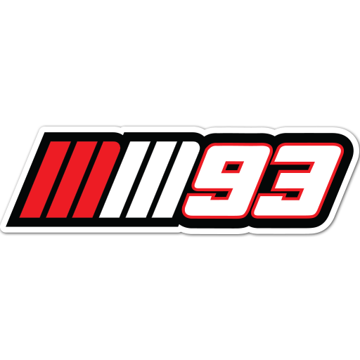 MM93 93 Logo Sticker-0
