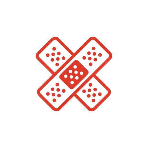 Wheel  Band aid Sticker