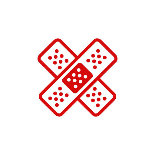 Wheel  Band aid Sticker