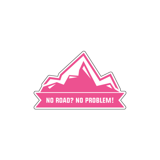 No Road No Problem Sticker