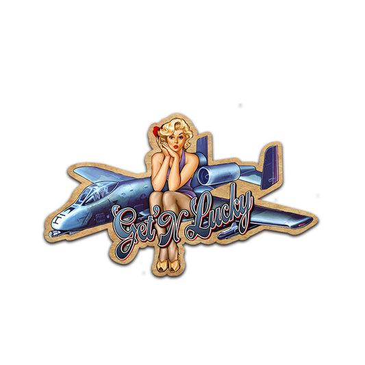 A-10 Thunderbolt PinUp Girl Sticker