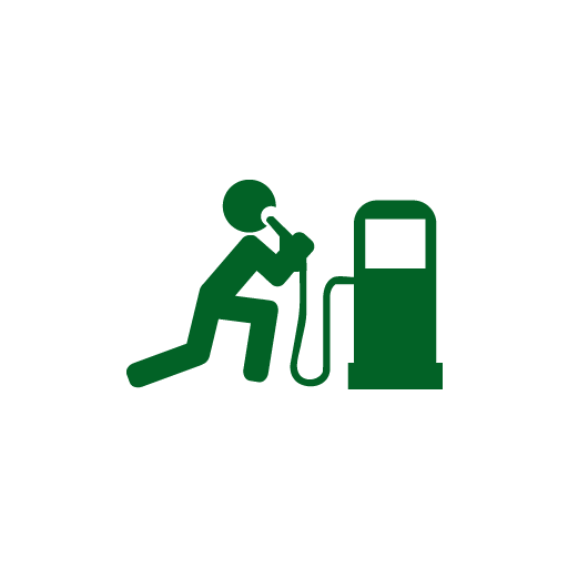 Drink Gas Station Funny Sticker