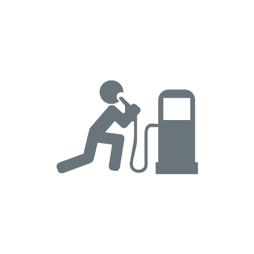Drink Gas Station Funny Sticker