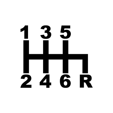 Vertical Shift Pattern Sticker Custom Stickers And Decals Specialist – Retrobot