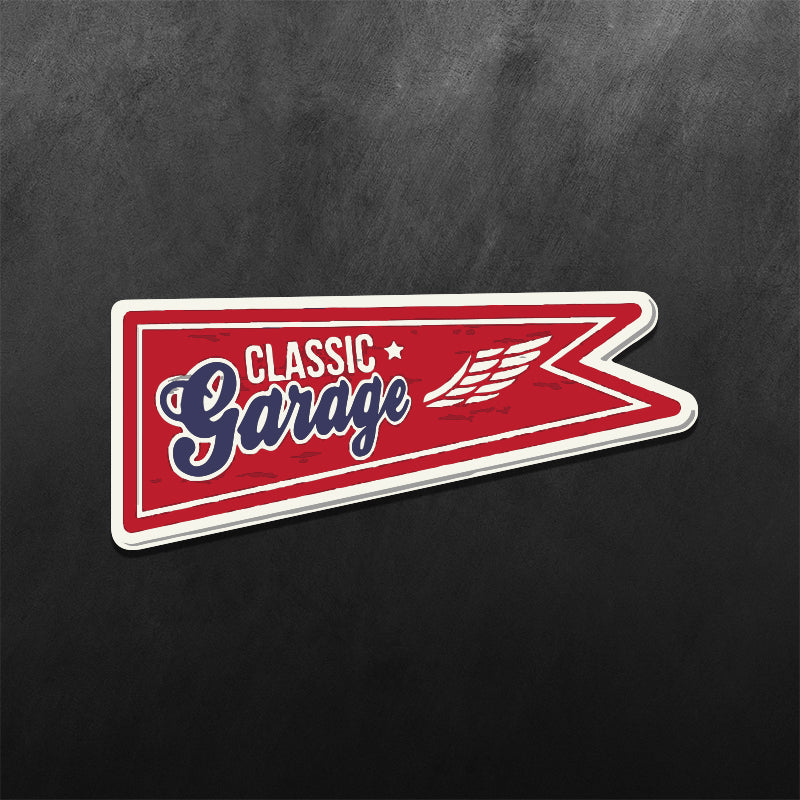Classic Garage Sticker