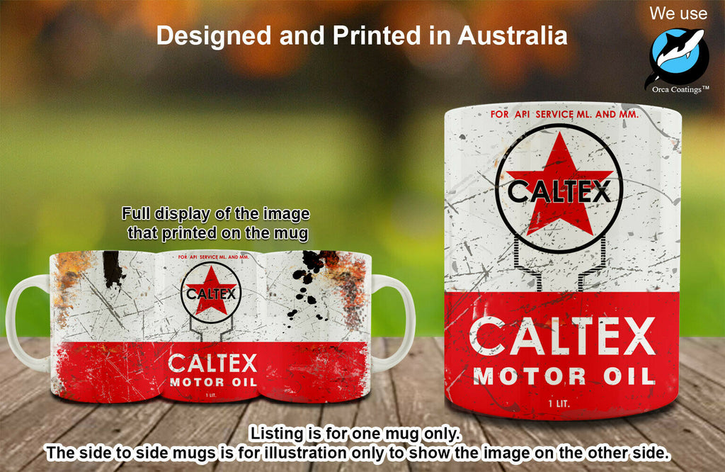 Caltex Motor Oil Mug