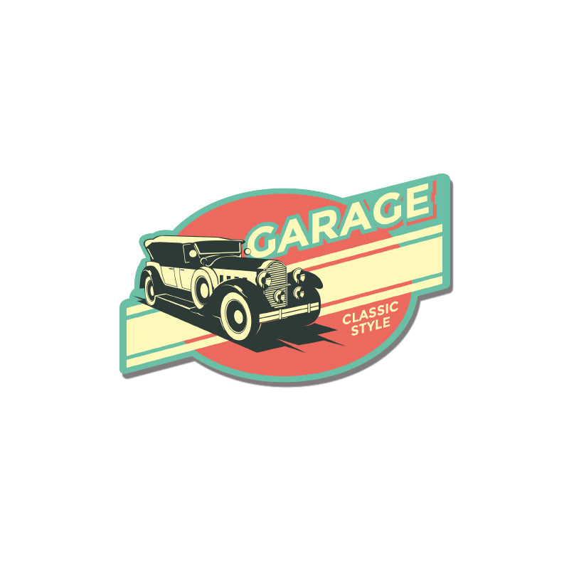 Garage Classic Style Sticker