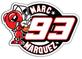 Marquez MM93 93 Ant Logo Sticker
