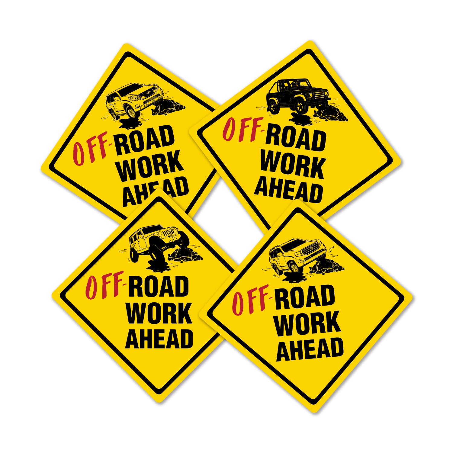 Work Vehicle Sticker Off Road Work Sticker - Available in many options – Retrobot