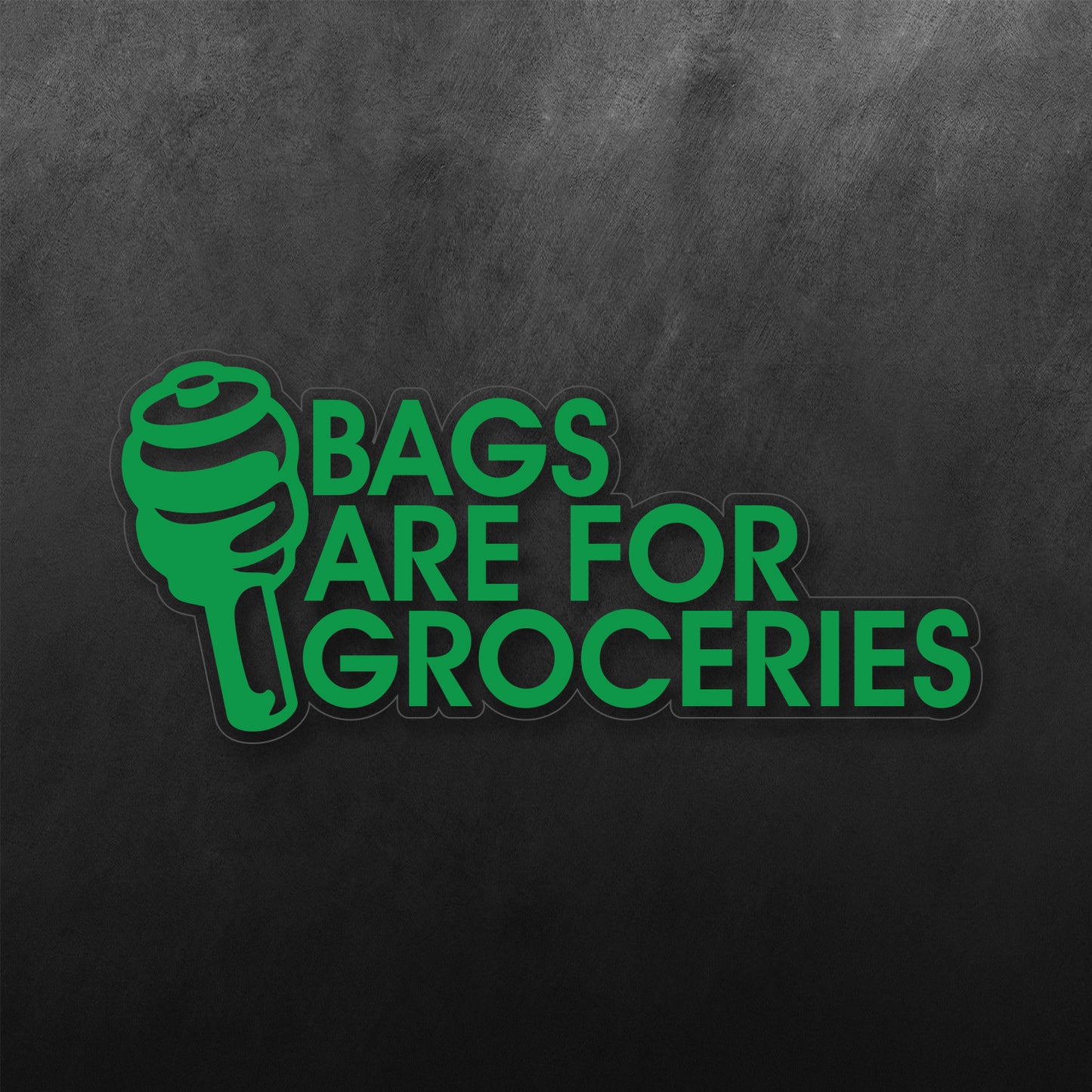 Groceries Bags Sticker