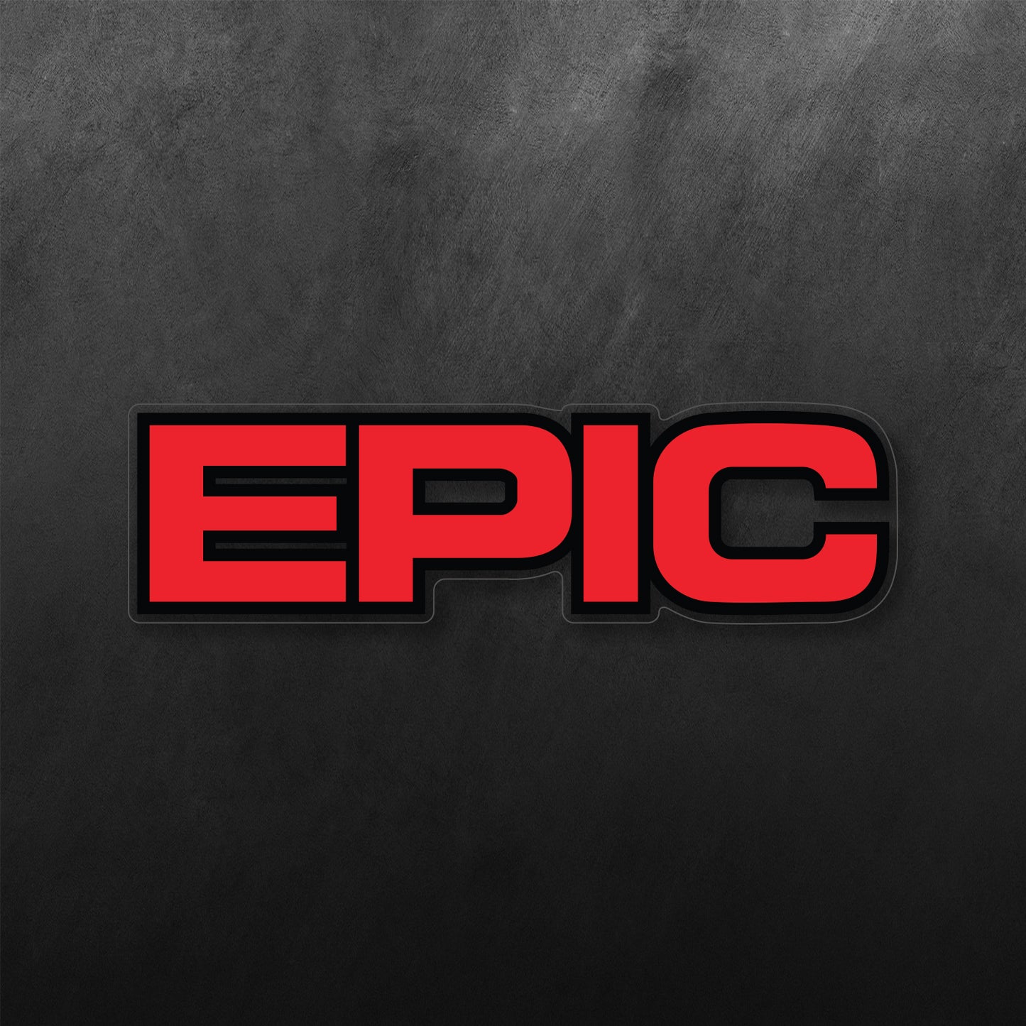 Epic Latter Sticker