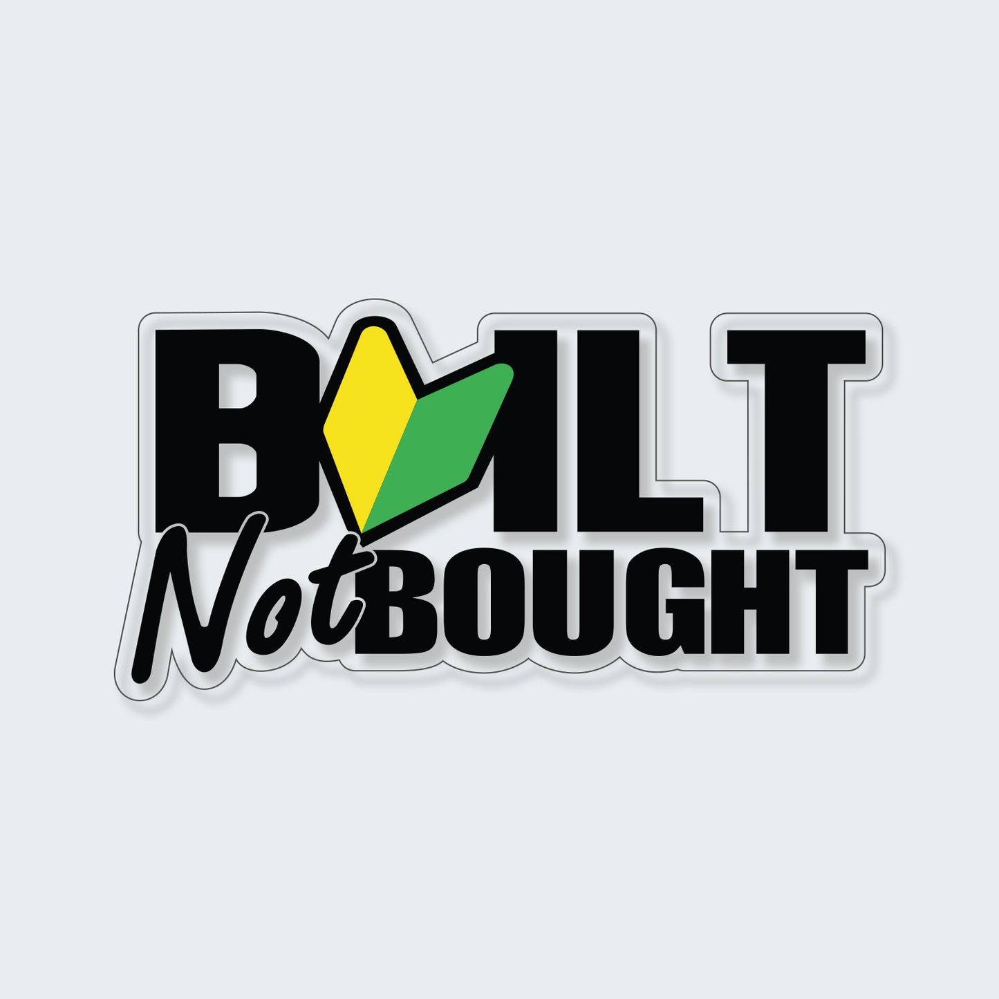 JDM Built Not Bought Sticker