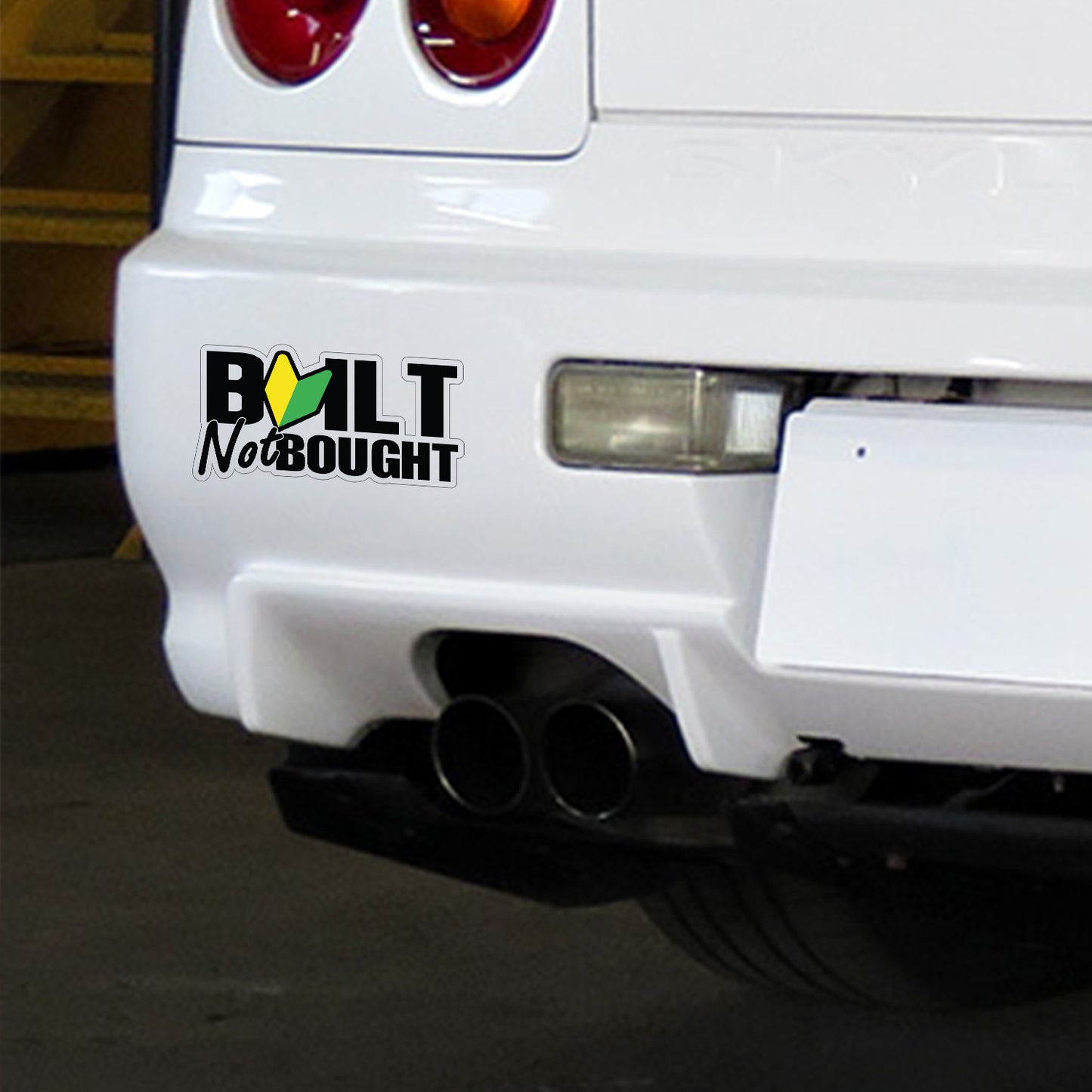 JDM Built Not Bought Sticker