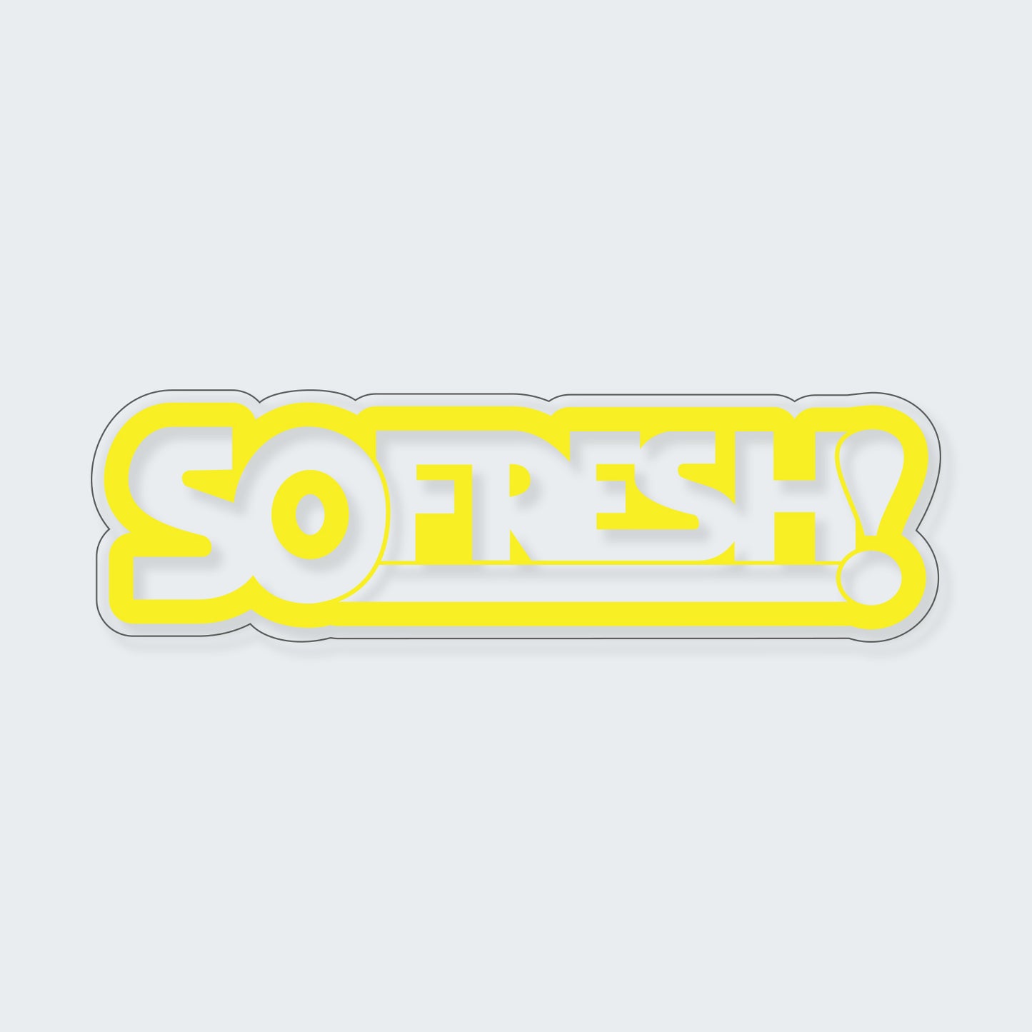 So Fresh Sticker