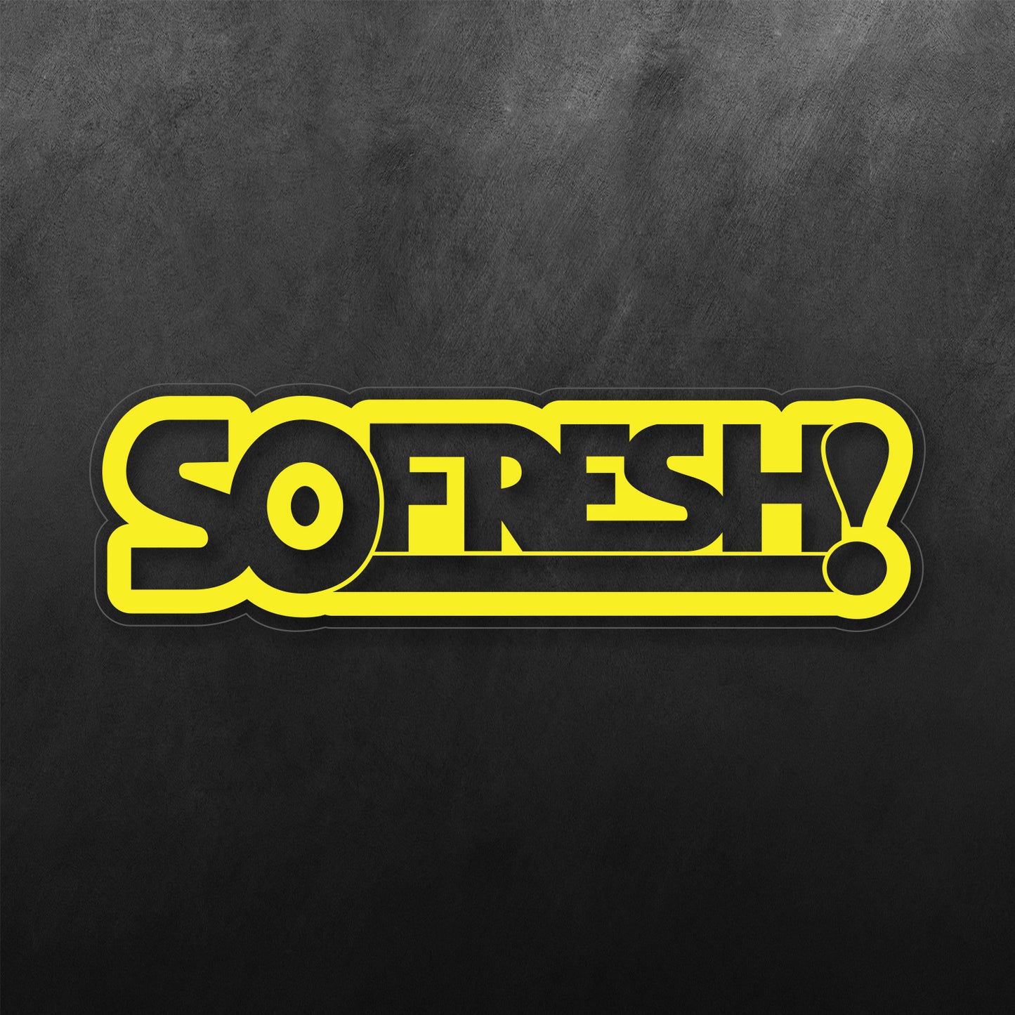So Fresh Sticker