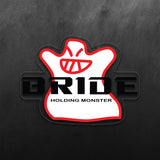 Bride Holding Monster Sticker