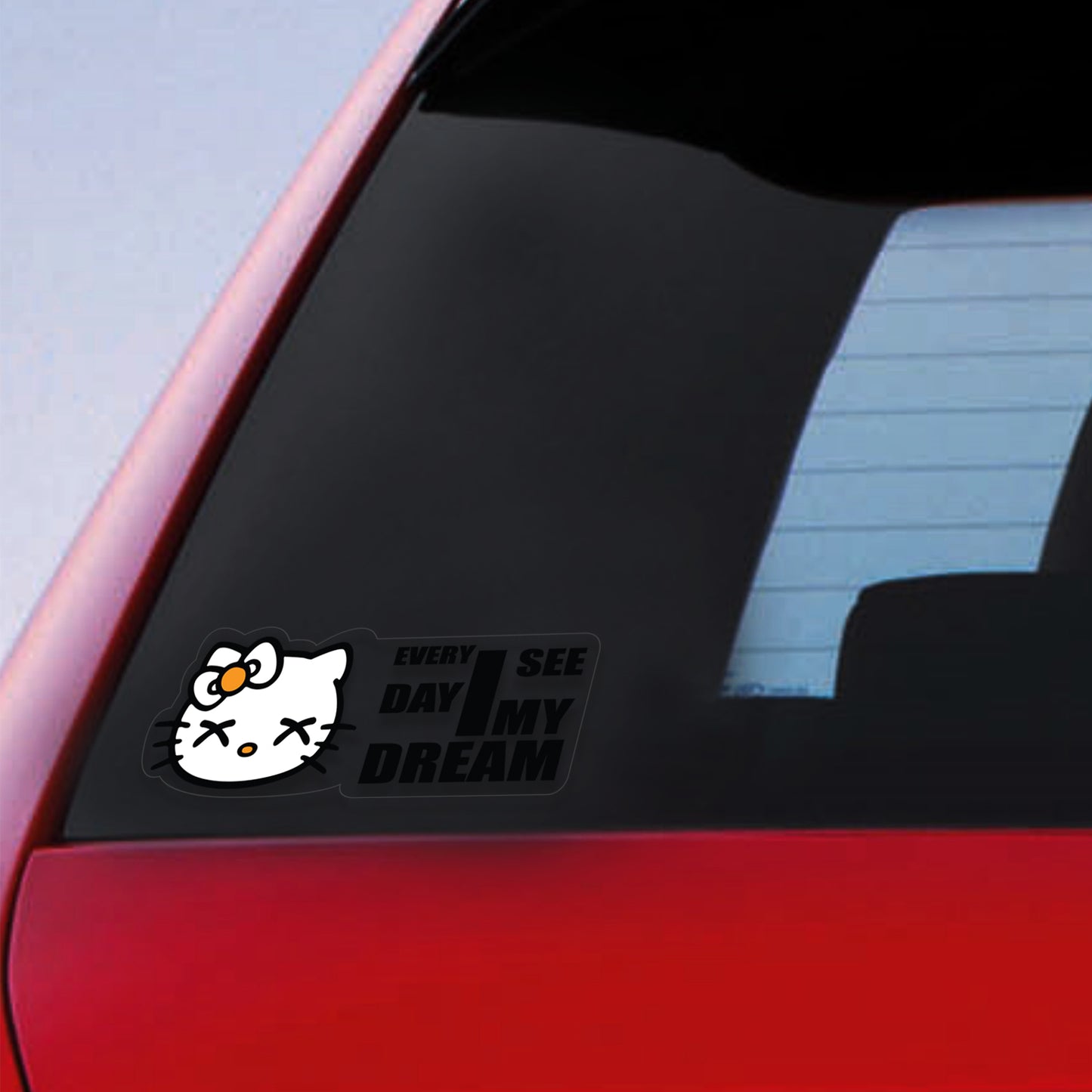 Hello Kitty Everyday I See My Dream Sticker