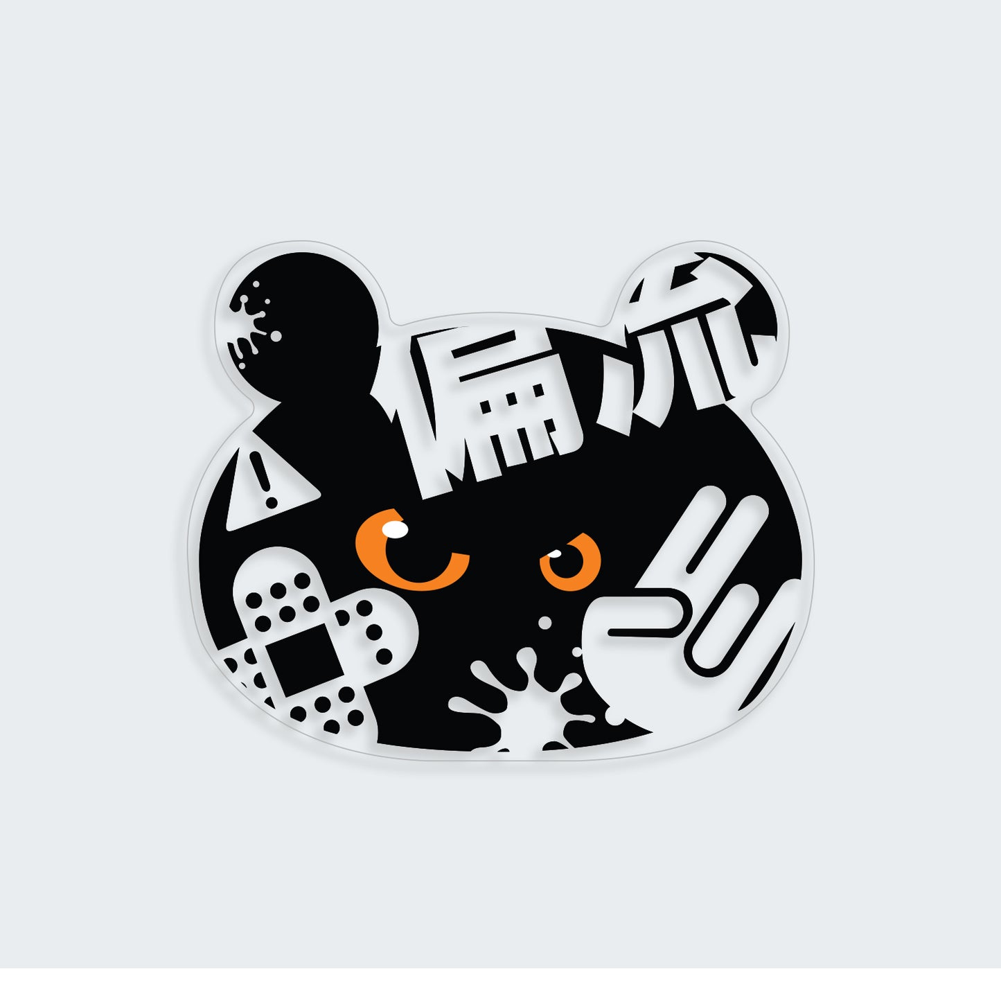 JDM Aggressive Panda Sticker