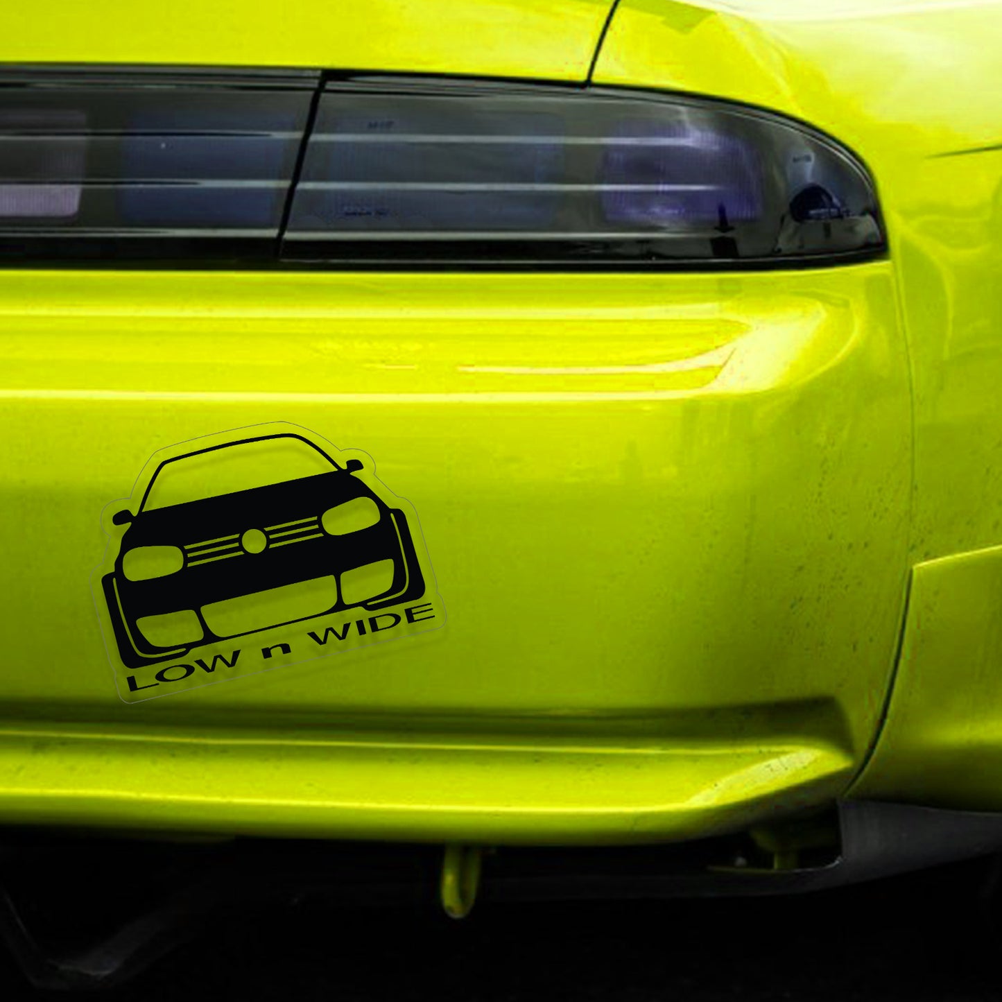 Low n Wide Sticker