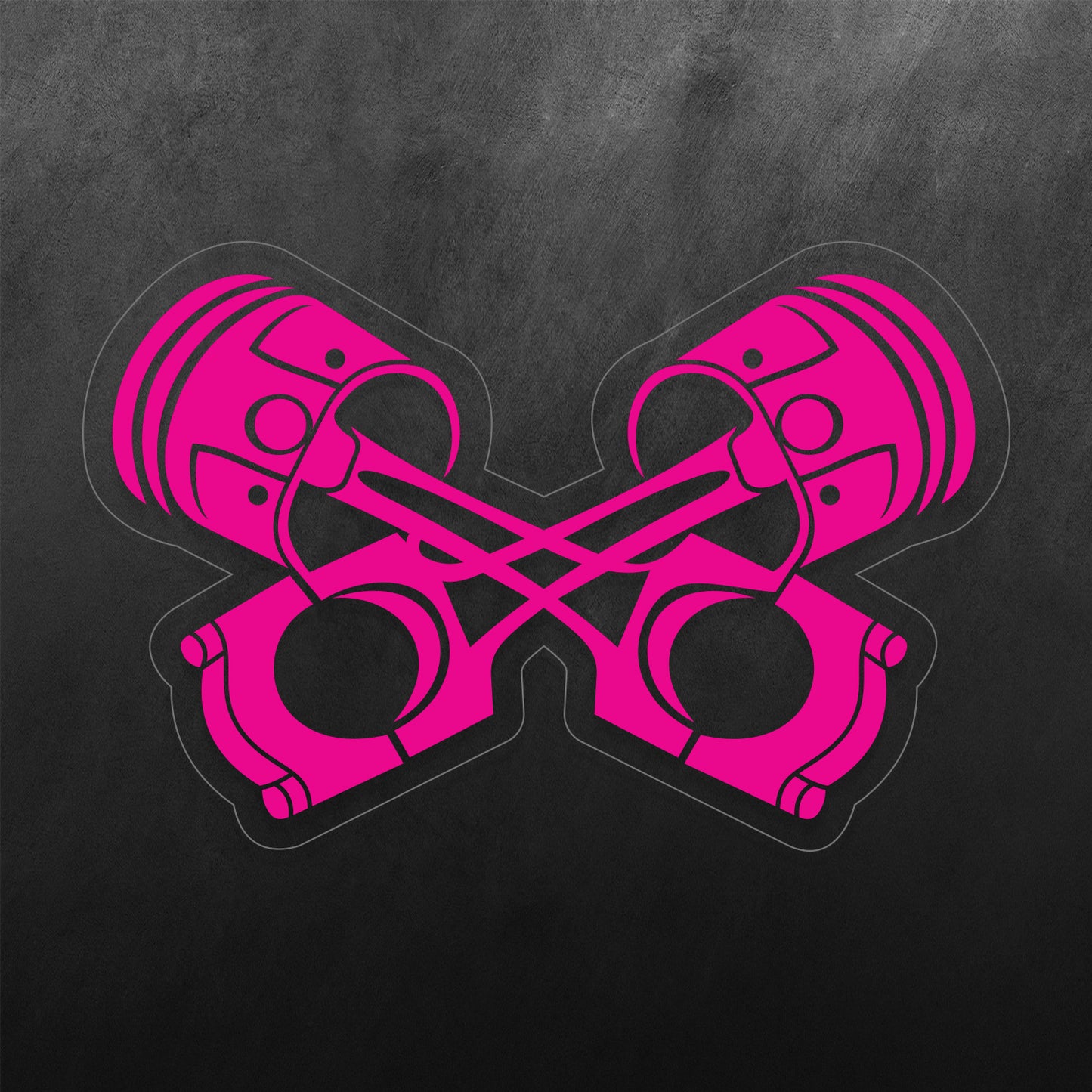 Double Piston Sticker