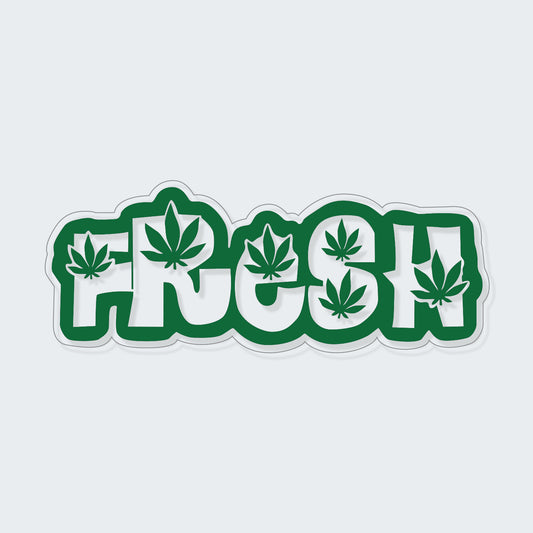 Fresh Marijuana JDM Sticker