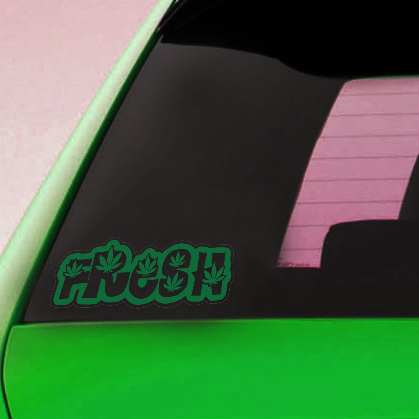 Fresh Marijuana JDM Sticker