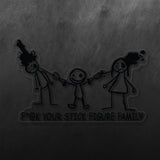 Fuck Your Stick Figure Family Sticker