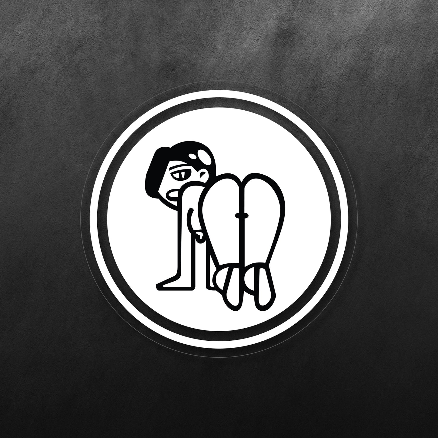 Girl Fuck Style  JDM Sticker