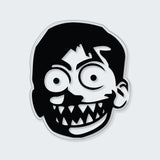 Scary Smile Boy Sticker