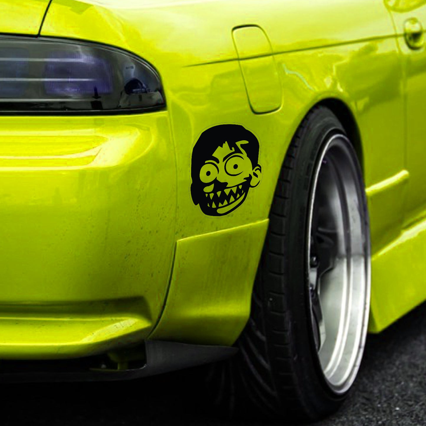 Scary Smile Boy Sticker
