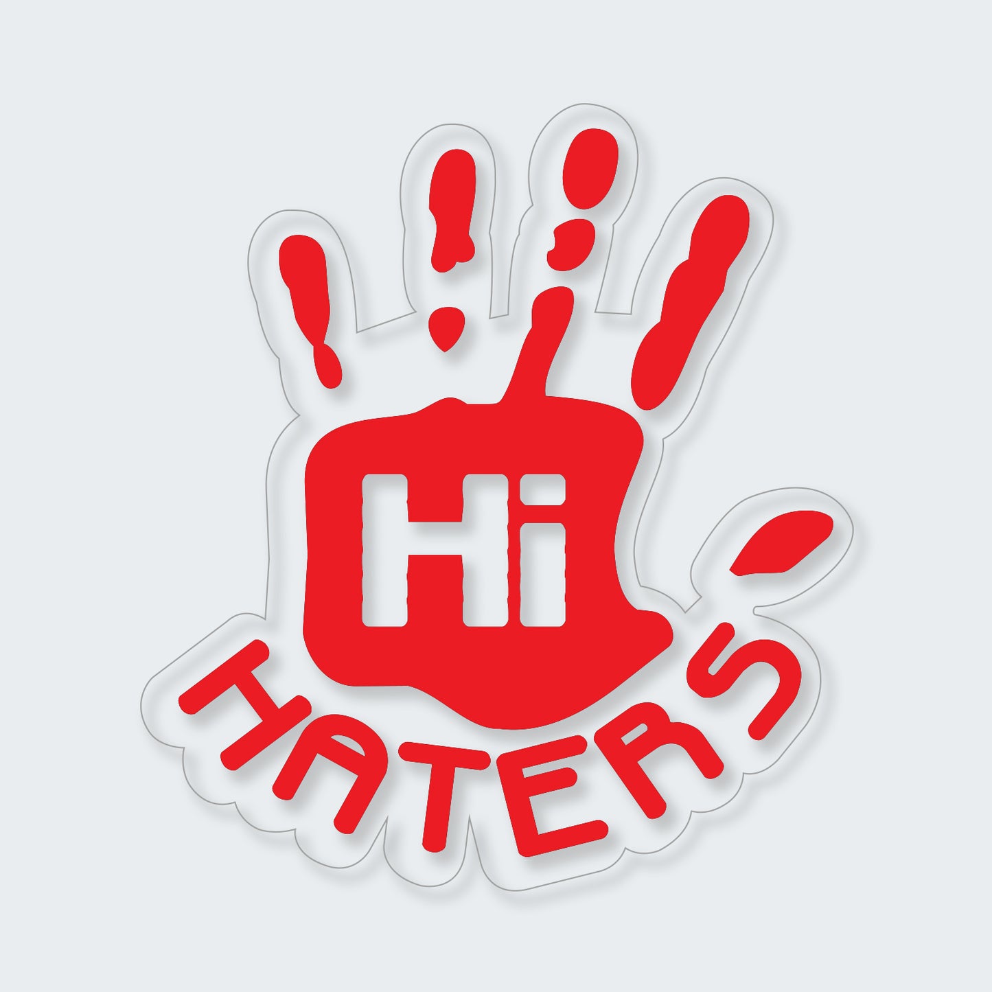 JDM Hi Haters Sticker