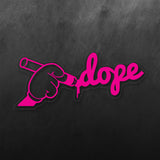 JDM Write Dope Sticker