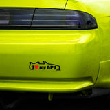I Luv My AP1 Sticker