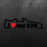 I Love My S2K Sticker
