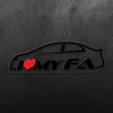 I Love My FA Fast Sticker