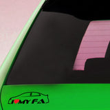I Love My FA Fast Sticker
