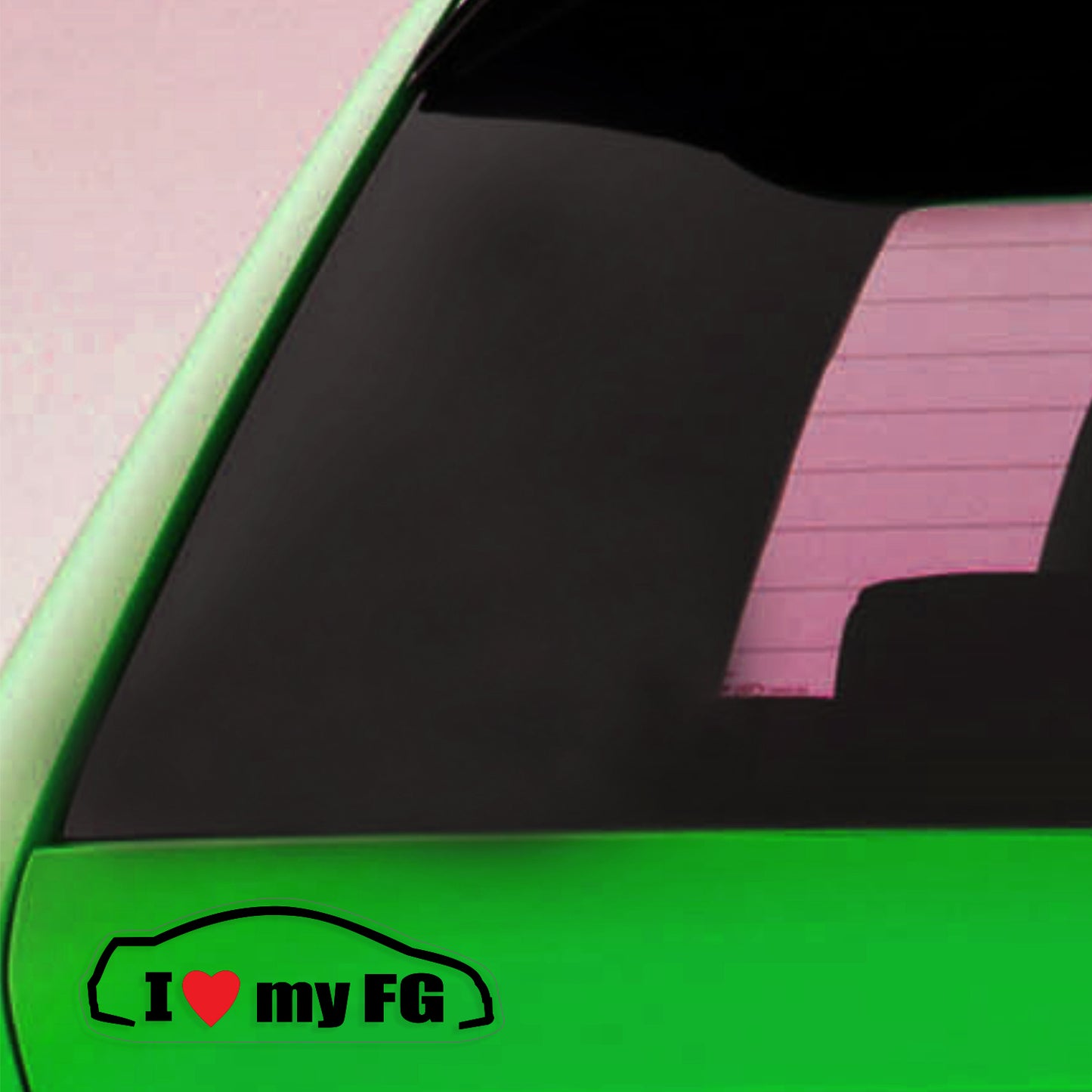 I Love My FG Sticker