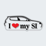 I Love My SI Sticker