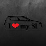 I Love My SI Sticker